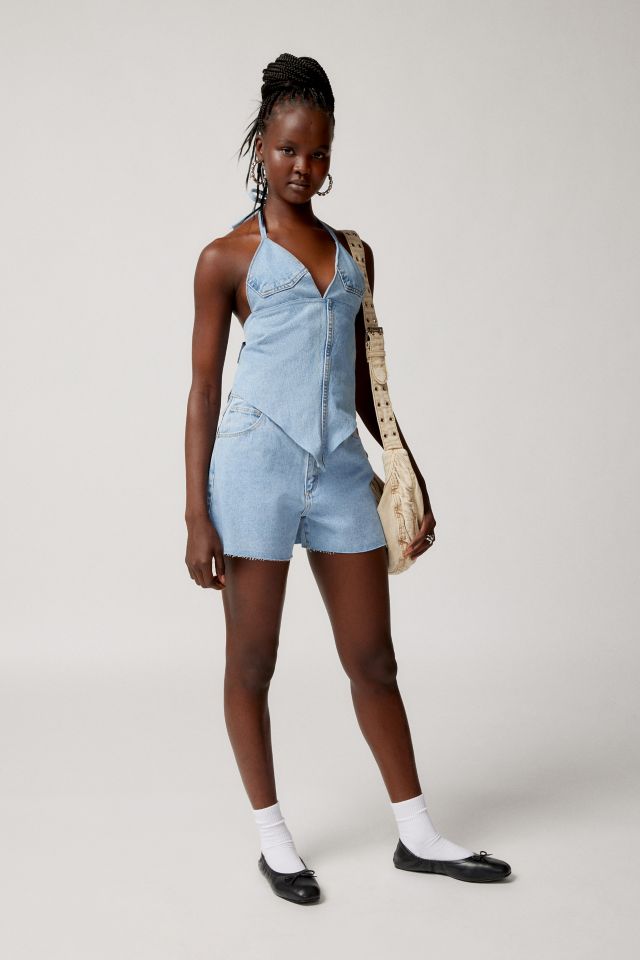 Abrand Venice Cutoff Denim Short - Esmerelda #1