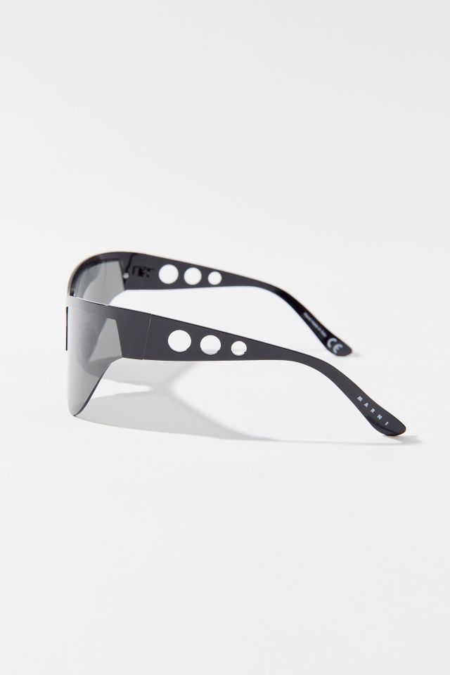 Lunettes de soleil noires Mauna Lola Marni #1