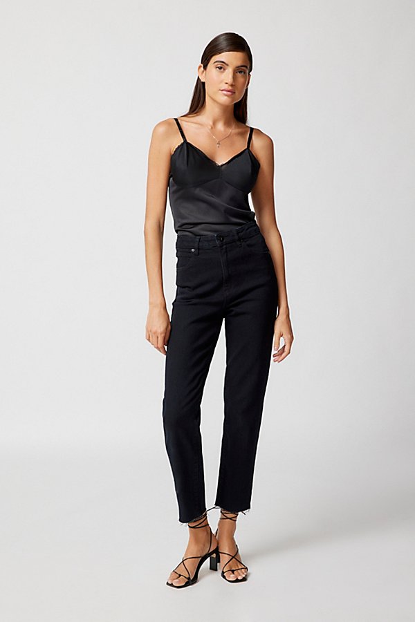 Abrand A 94 High-waisted Slim Jean In Black