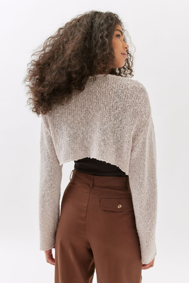 UO Zania Asymmetrical Open-Front Cardigan #1