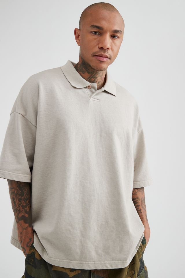 BDG Heavyweight Oversized Polo Shirt