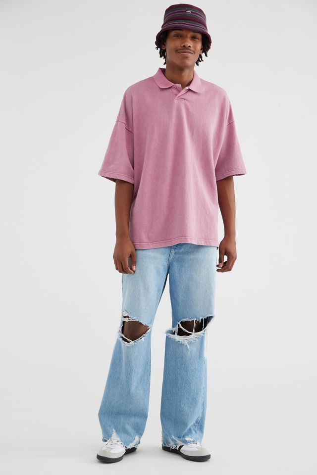 BDG Heavyweight Oversized Polo Shirt #1