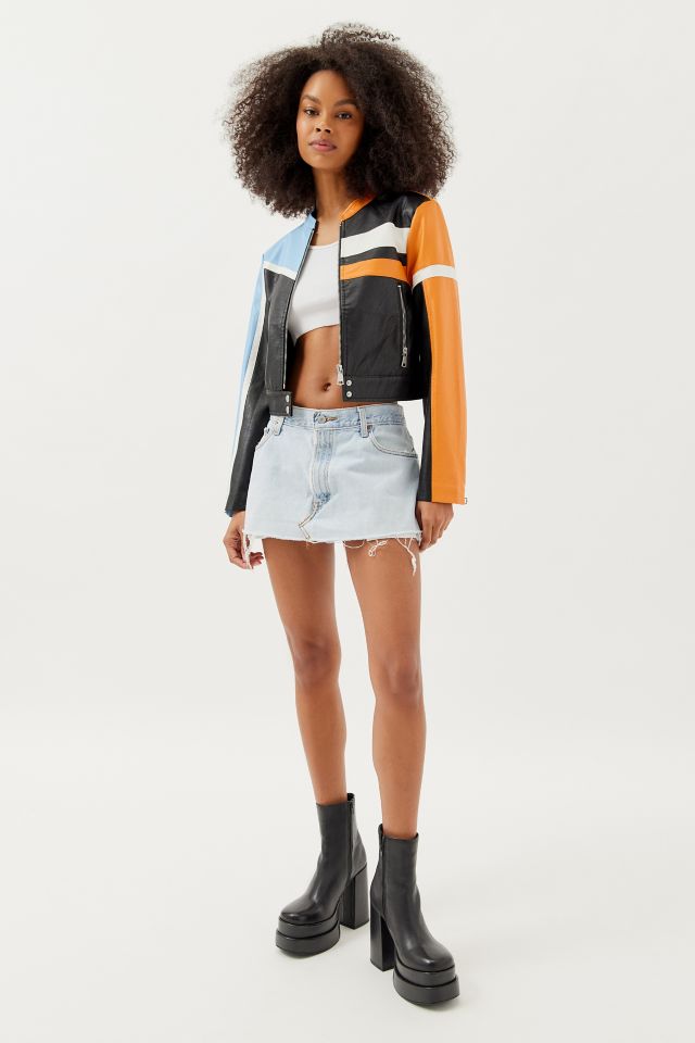 UO Snoh Faux Leather Moto Jacket #2