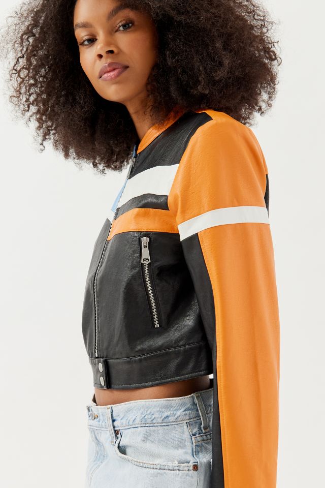 UO Snoh Faux Leather Moto Jacket #3