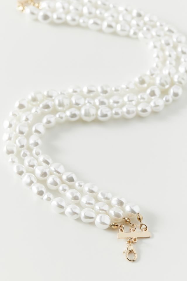 Leia Layered Pearl Choker #2