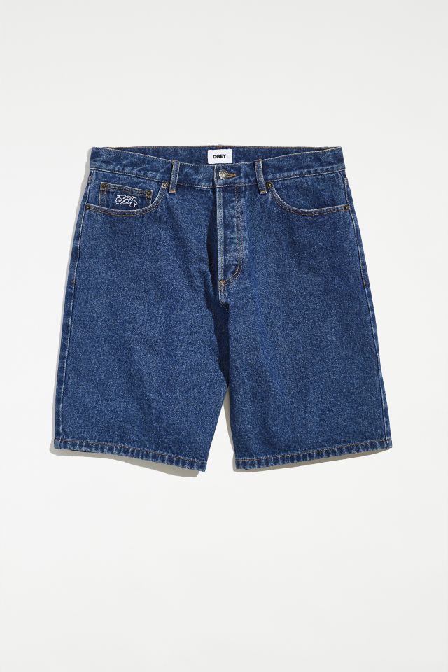 OBEY Bigwig Baggy Denim Short | Urban Outfitters