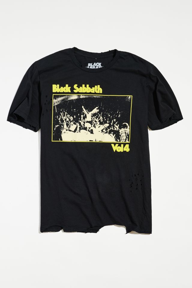 Black Sabbath Vol 4 Destroyed Tee | Urban Outfitters
