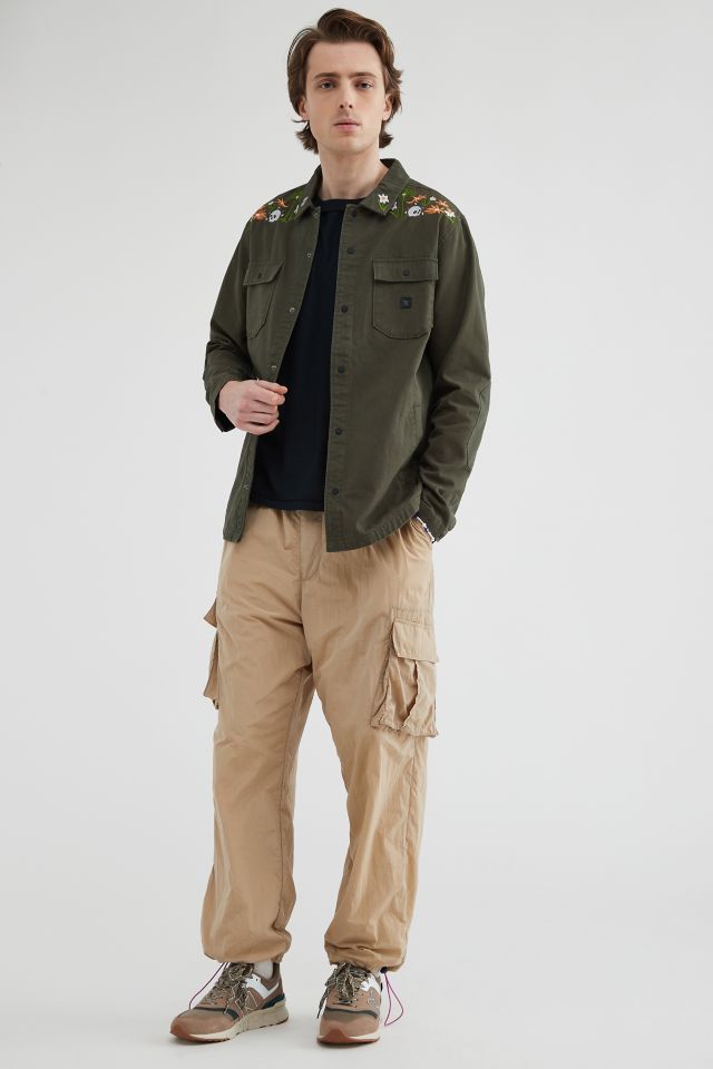 Roark Hebrides Lightweight Canvas Embroidered Shirt #1