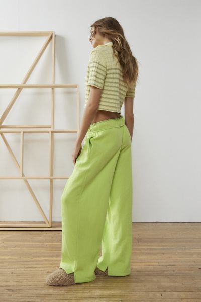 Out From Under Hoxton Sweatpant In Lime, Women's At Urban Outfitters