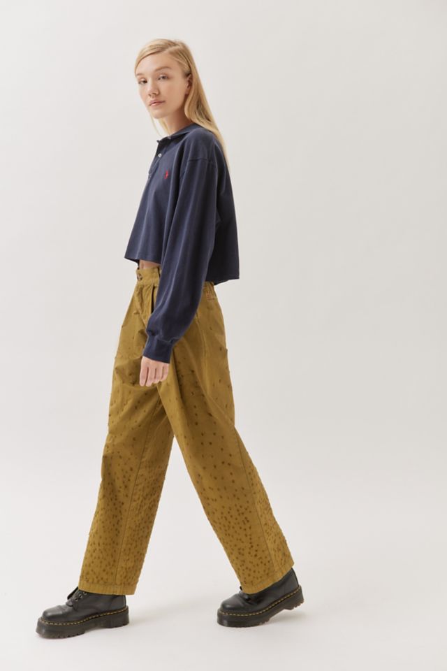 BDG Logan Distressed Pleated Pant | Urban Outfitters
