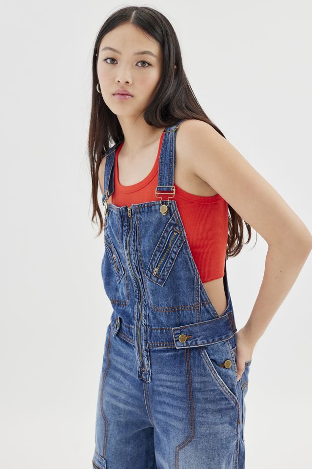 BDG Zipped Denim Overall #2