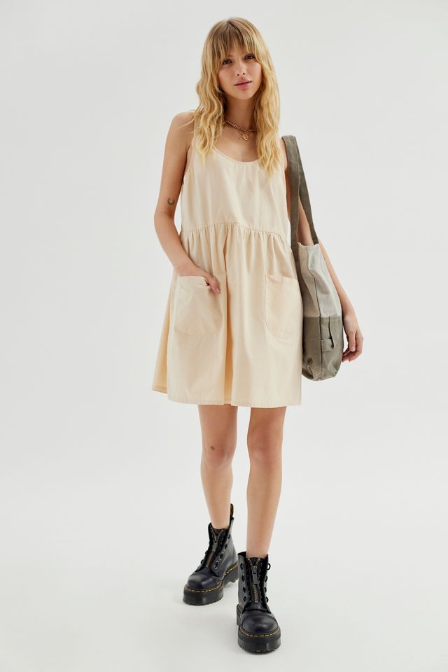 UO Beatrix Poplin Mini Dress | Urban Outfitters