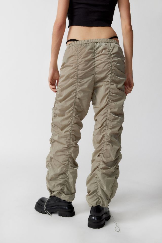 UO Bella Ruched Pant | Urban Outfitters Australia Official Site