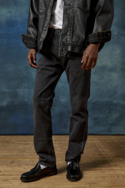 Levi's 501 Original Slim Fit Jean In Washed Black, Men's At Urban Outfitters