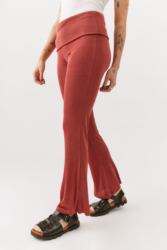 UO Dani Foldover Flare Pant