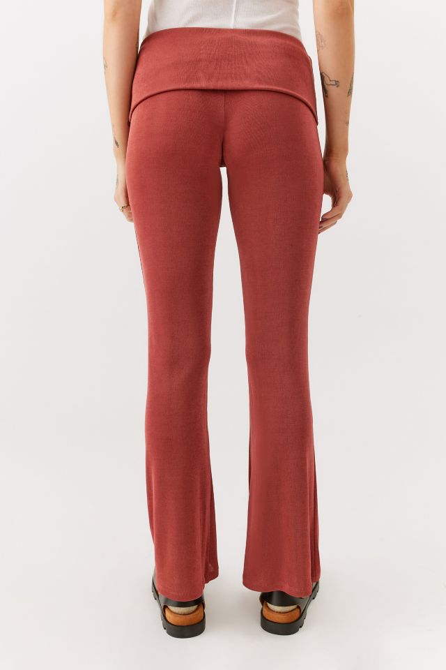 UO Dani Foldover Flare Pant