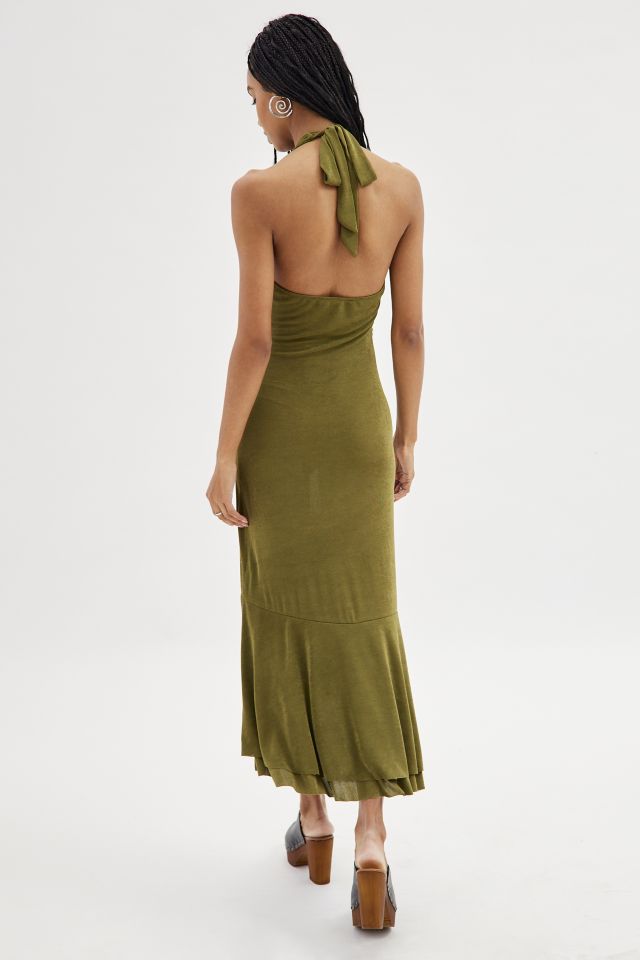 UO Cameron Knit Ruffle Midi Dress #2