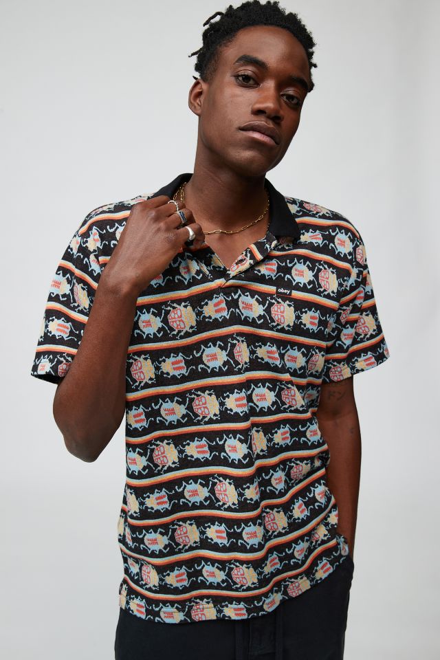 OBEY Bugs Jacquard Polo Shirt | Urban Outfitters