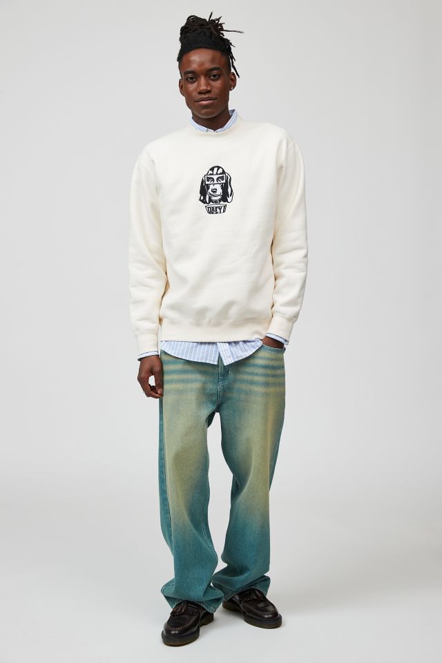 Obey Eco Echo Jacquard Crew Neck Sweatshirt