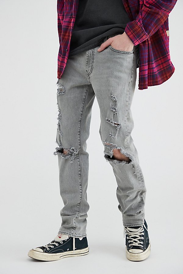 Levi's 511 Destructed Slim Fit Jean In Grey