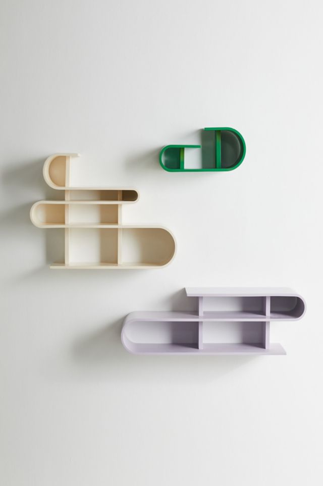 Maura Wooden Wall Shelf #4