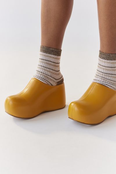 Jeffrey Campbell Cloggin Platform Clog In Sun Yellow