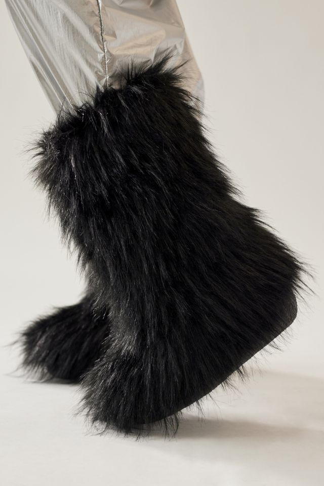 Jeffrey Campbell Fluffy Faux Fur Boot | Urban Outfitters