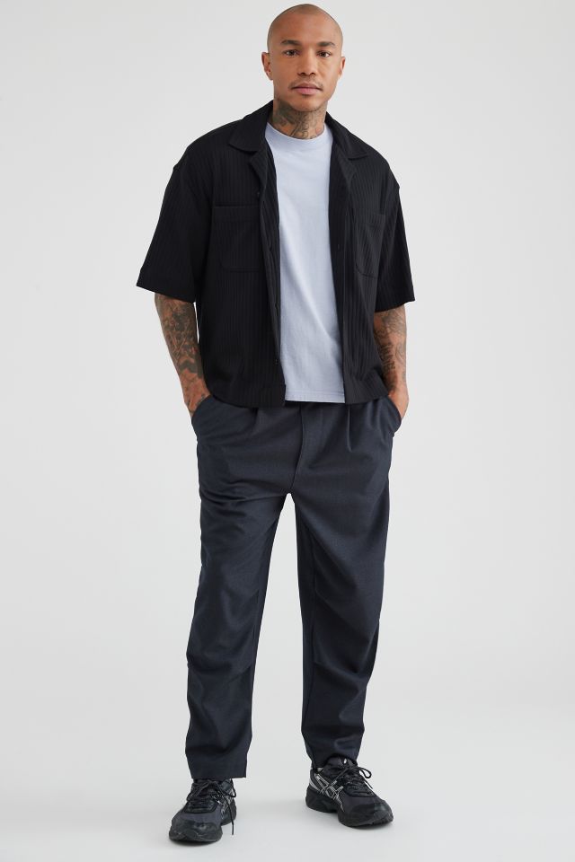 Standard Cloth Logan Ribbed Cropped Shirt #1