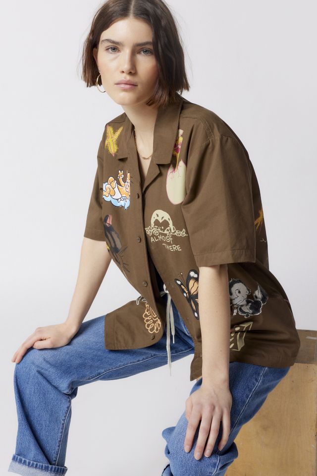 Market UO Exclusive Almost There Button-Down Shirt #3