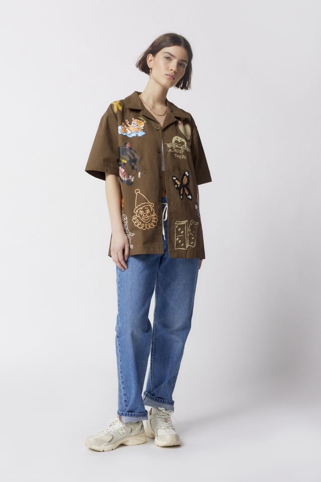 Market UO Exclusive Almost There Button-Down Shirt #4