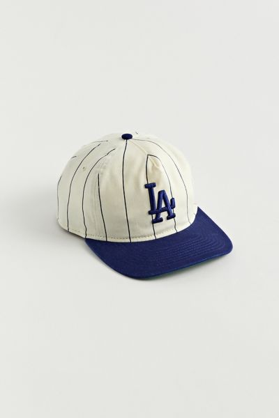 New Era Los Angeles Dodgers Pinstripe Baseball Hat In Navy, Men's At Urban Outfitters In Blue
