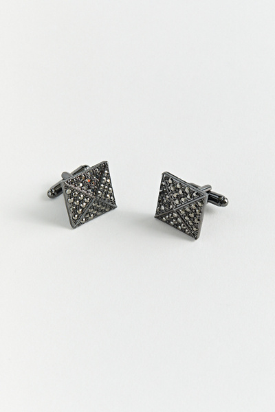 Rhinestone Pyramid Stud Cuff Links | Urban Outfitters