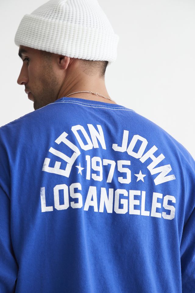 Elton John UO Exclusive Dodgers Stadium Long Sleeve Tee  Urban Outfitters  Japan - Clothing, Music, Home & Accessories