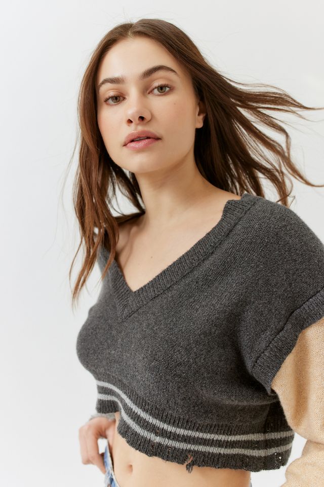 BDG Drew Colorblock Pullover Sweater #1