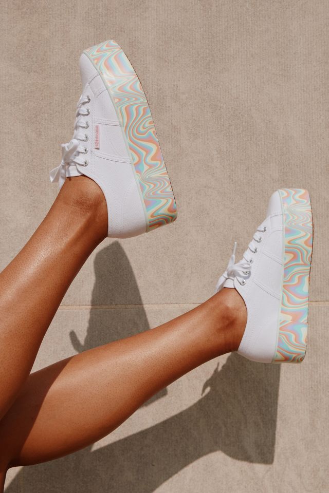 Superga platform sneakers clearance rainbow