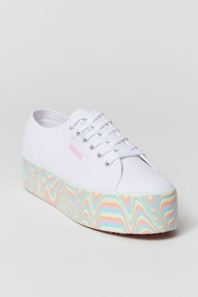 superga rainbow shoes