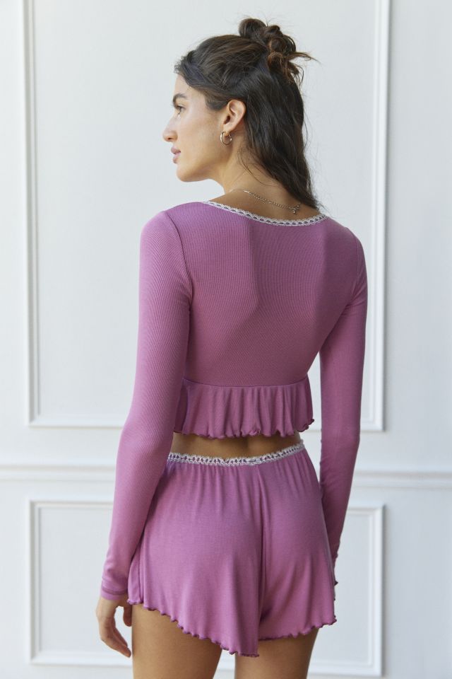 Out From Under Sweet Dreams Flyaway Cropped Top #1