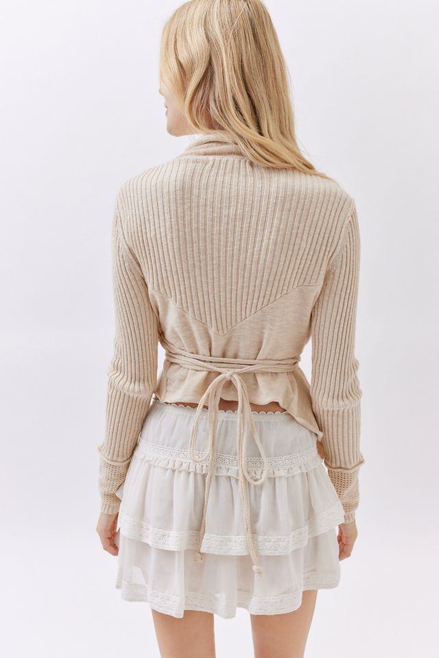 UO Ava Waterfall Tied Cardigan #3