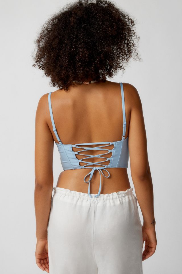 Urban Outfitters UO Serene Lace-Up Bustier Cami