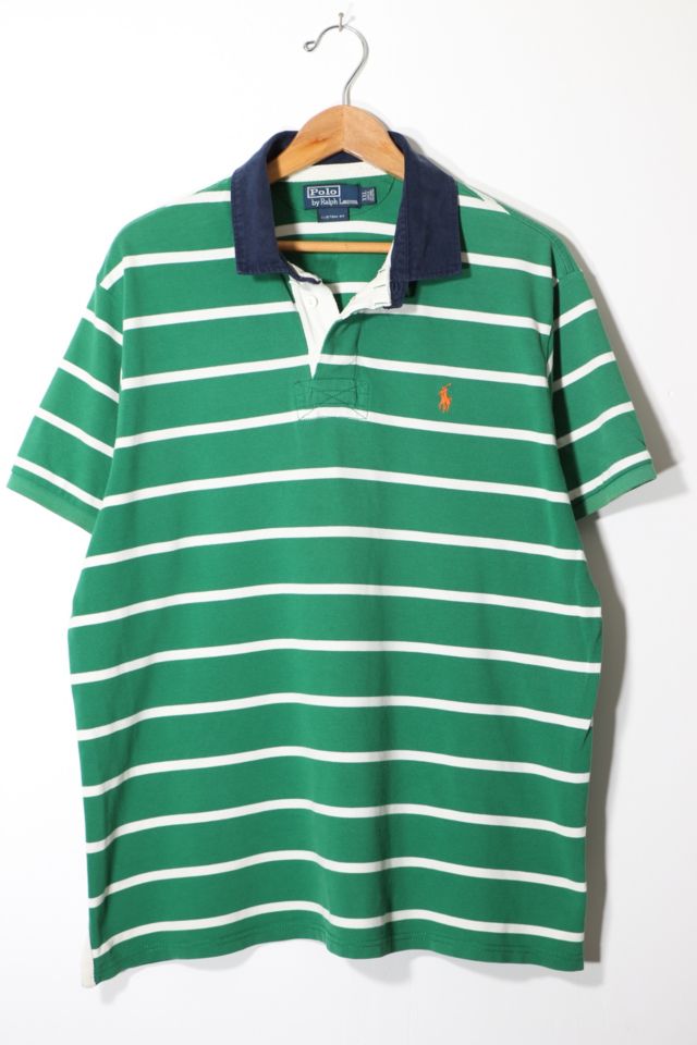 Vintage Polo Ralph Lauren Short Sleeve Pique Rugby Polo | Urban Outfitters