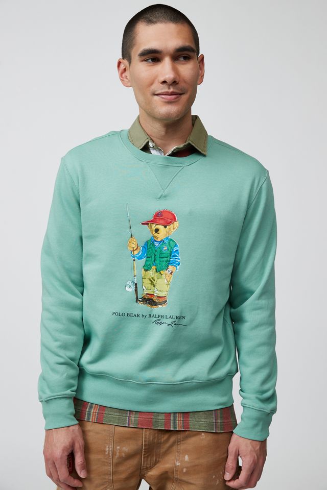 Polo Ralph Lauren Fishing Bear Crew Neck Sweatshirt | Urban Outfitters