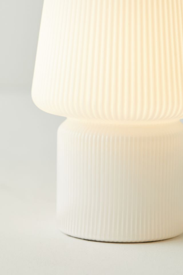 Ribbed Little Glass Table Lamp #4