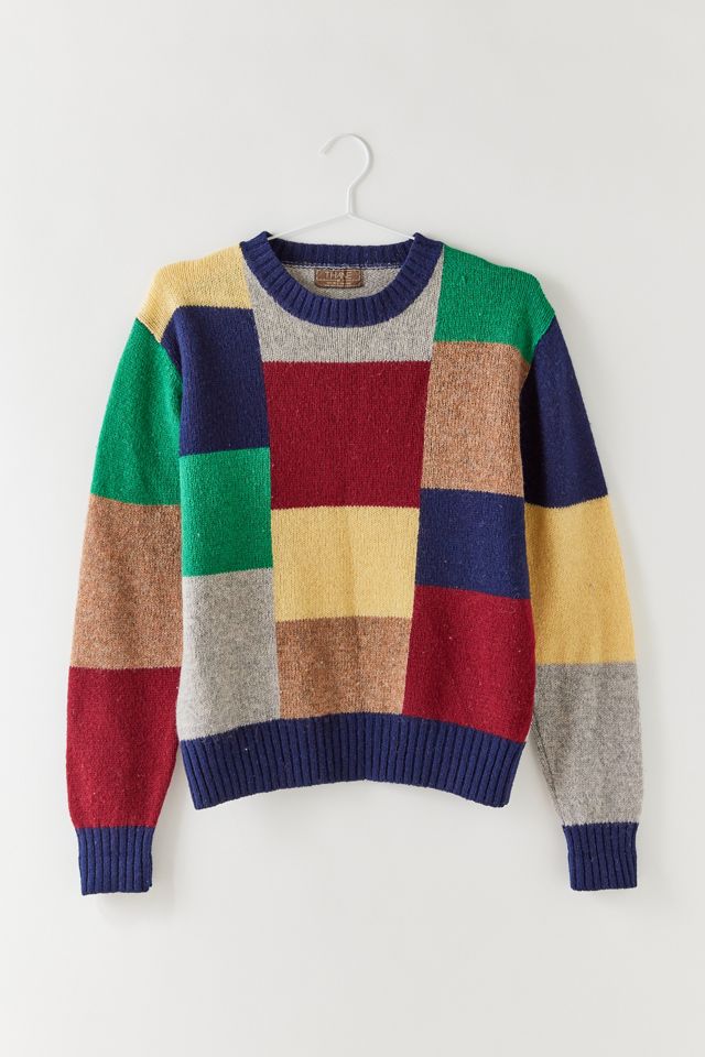 Vintage Colorblock Sweater