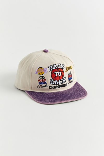 Mitchell & Ness x NBA Pinwheel of Fortune Deadstock Lakers Hat - Yellow/Purple