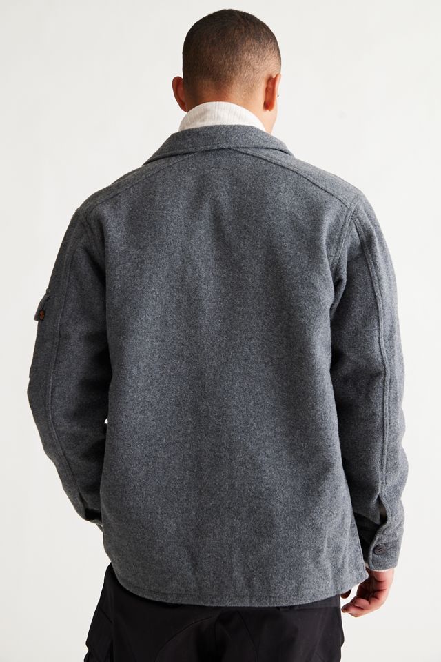 Alpha Industries Wool Shirt Jacket | Urban Outfitters