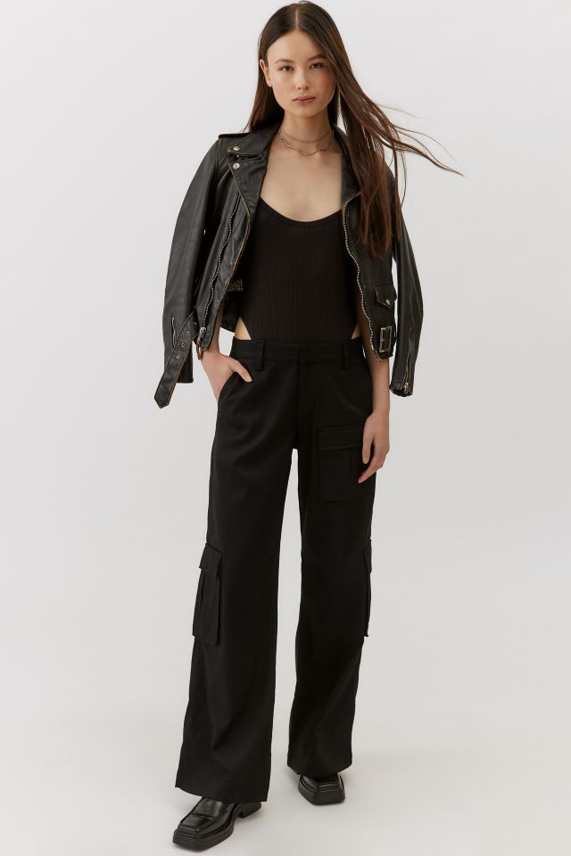 Urban outfitters hot sale black cargo pants