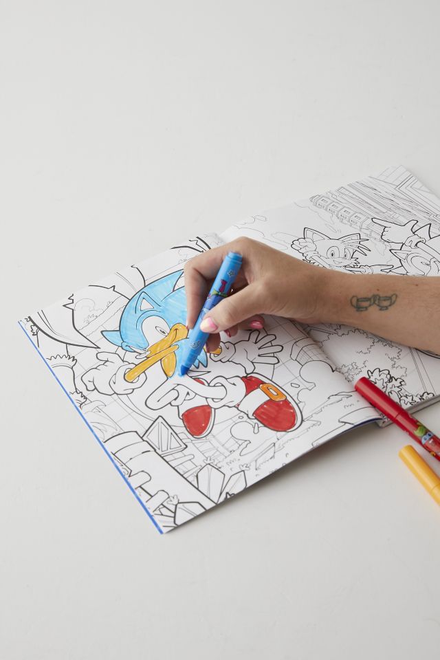 Sonic The Hedgehog: The Official Adult Coloring Book By Insight Editions #1
