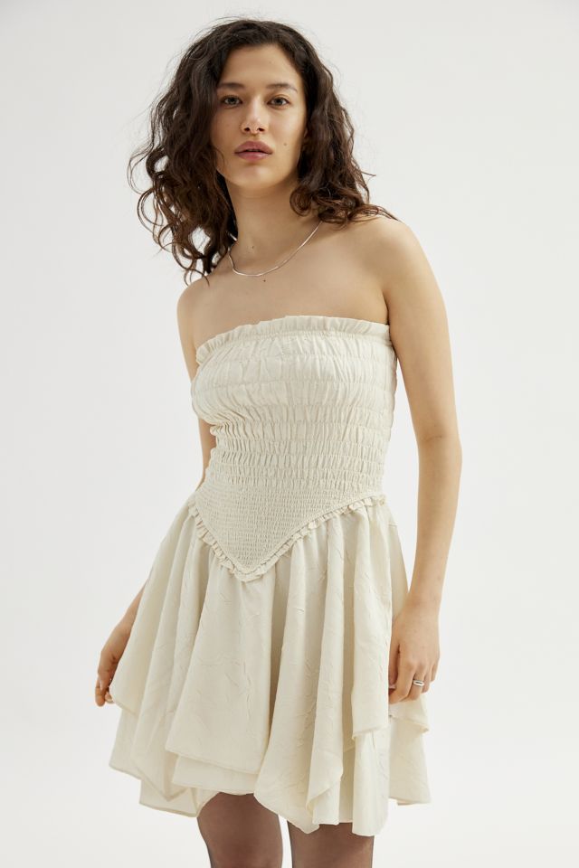 UO Poppy Smocked Mini Dress #1