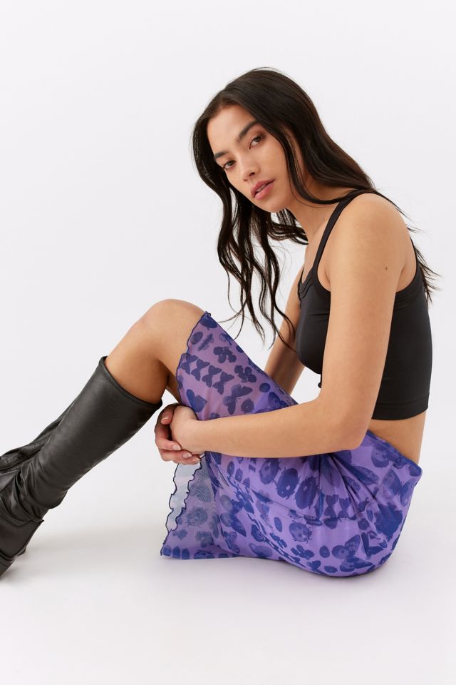 UO Gabriella Layered Midi Skirt #3