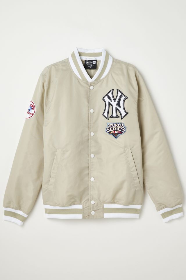 New Era New York Yankees Logo Satin Jacket | Urban Outfitters